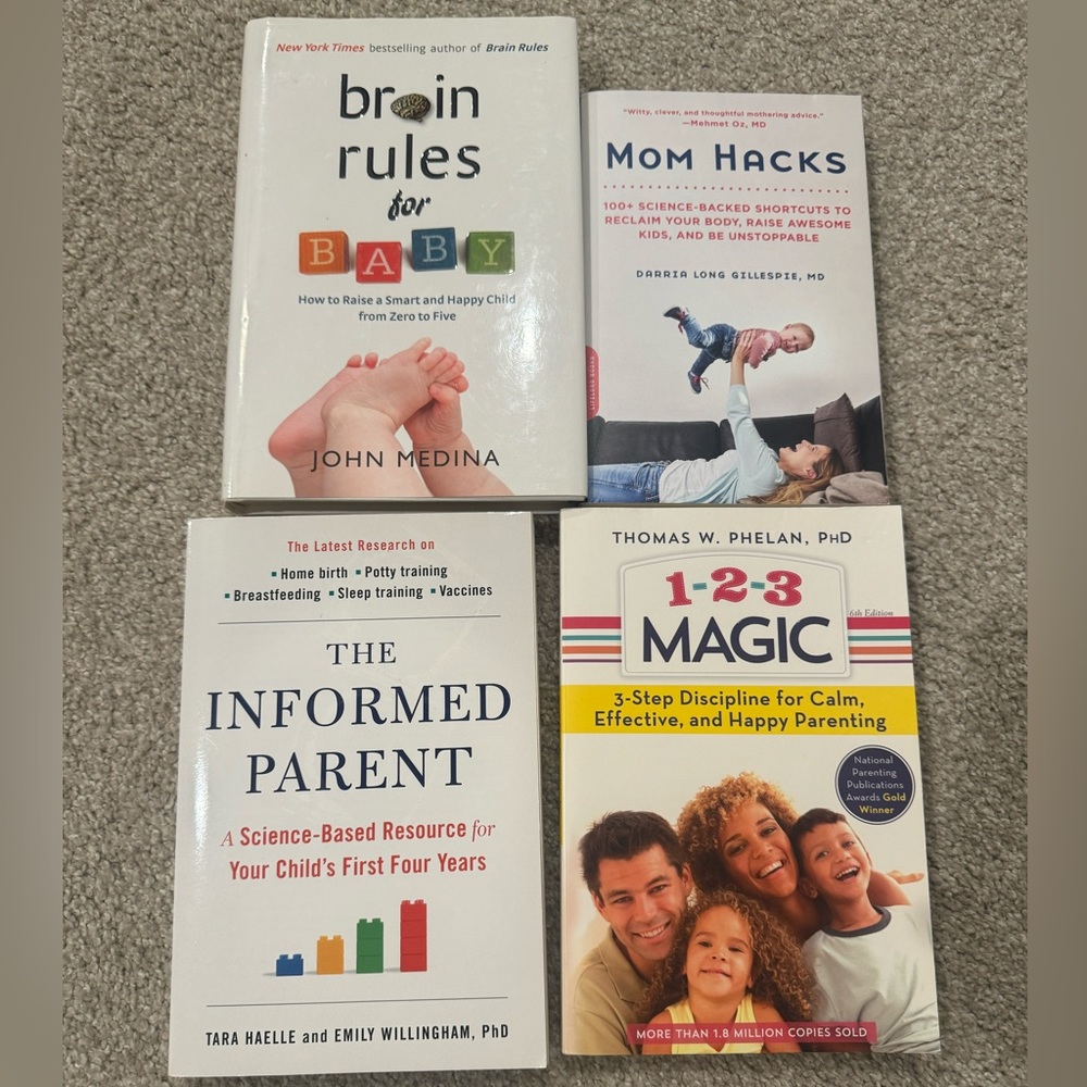 Set of 4 Parenting Books